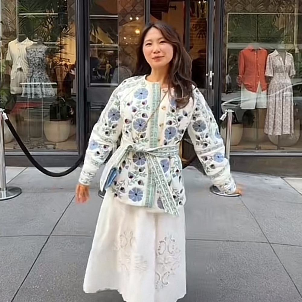 ISO Sezane Floral Quilted Renato